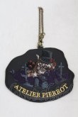 画像1: ATELIER PIERROT / パスケース  黒 H-25-04-20-1008-EL-ZA-KB-ZH (1)