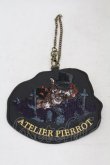 画像1: ATELIER PIERROT / パスケース  黒 H-25-04-20-1009-EL-ZA-KB-ZH (1)