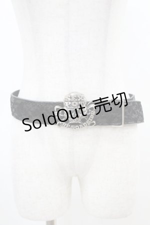 画像: SEX POT ReVeNGe / ロゴバックルベルト  黒 H-25-04-20-1012-SP-ZA-KB-ZH