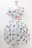 画像1: Emily Temple cute / アメリカンダイナーワンピース  サックス H-25-04-20-1015-ET-OP-KB-ZH (1)