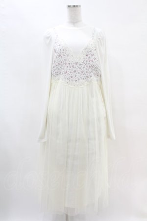 画像: Candy Stripper / LINGERIE LAYERED DRESS 2 オフ H-25-04-20-1023-PU-OP-KB-ZH