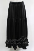 画像1: axes femme kawaii / ロングフリルペチスカート M ブラック H-25-04-20-054-AX-SK-NS-ZH (1)