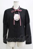 画像1: Kurumi Collaboration / リボンブラウス L ブラック H-25-04-20-057-GO-BL-NS-ZH (1)