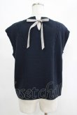 画像3: axes femme / バックリボンニットベスト M ネイビー H-25-04-20-058-AX-TO-NS-ZH (3)