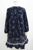 画像3: axes femme / 雪の結晶ニットワンピース M ネイビー H-25-04-20-006-AX-OP-NS-ZH (3)