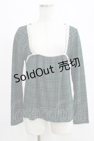 画像: axes femme / チェックプルオーバー M グリーン H-25-04-20-075-AX-TO-NS-ZH