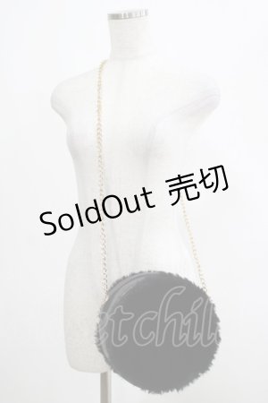 画像: axes femme / ラウンドショルダーバッグ  ブラック H-25-04-20-077-AX-BG-NS-ZH
