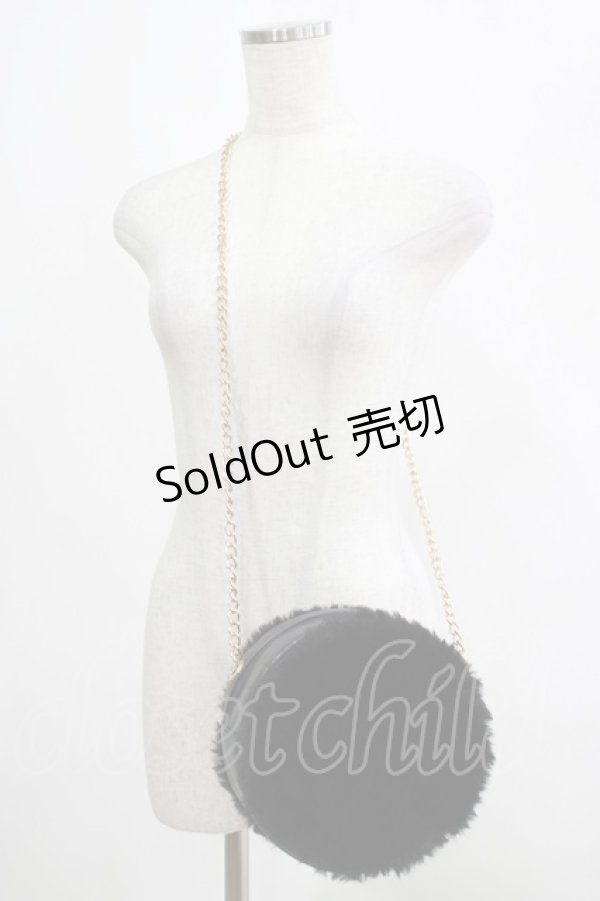 画像1: axes femme / ラウンドショルダーバッグ  ブラック H-25-04-20-077-AX-BG-NS-ZH (1)