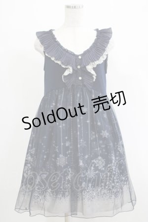 画像: axes femme / 雪の結晶ワンピース M ネイビー H-25-04-20-008-AX-OP-NS-ZH