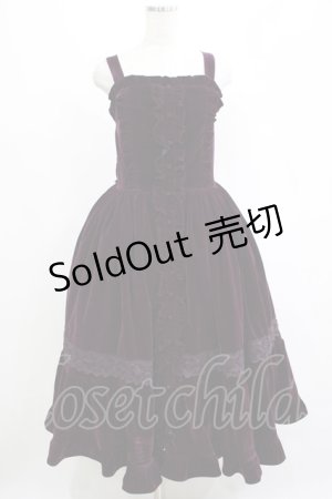 画像: axes femme kawaii / ベルベットドールジャンスカ M パープル H-25-04-20-002-AX-OP-NS-ZH