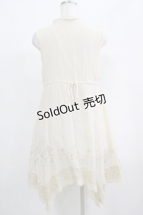 画像3: axes femme / レース切替チュニック M アイボリー H-25-04-20-013-AX-BL-NS-ZH (3)