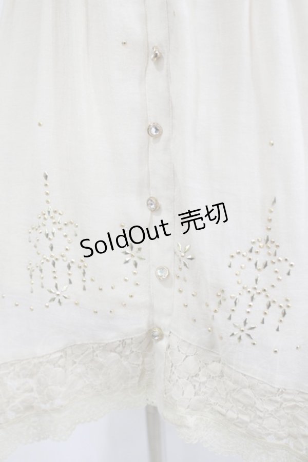 画像5: axes femme / レース切替チュニック M アイボリー H-25-04-20-013-AX-BL-NS-ZH (5)
