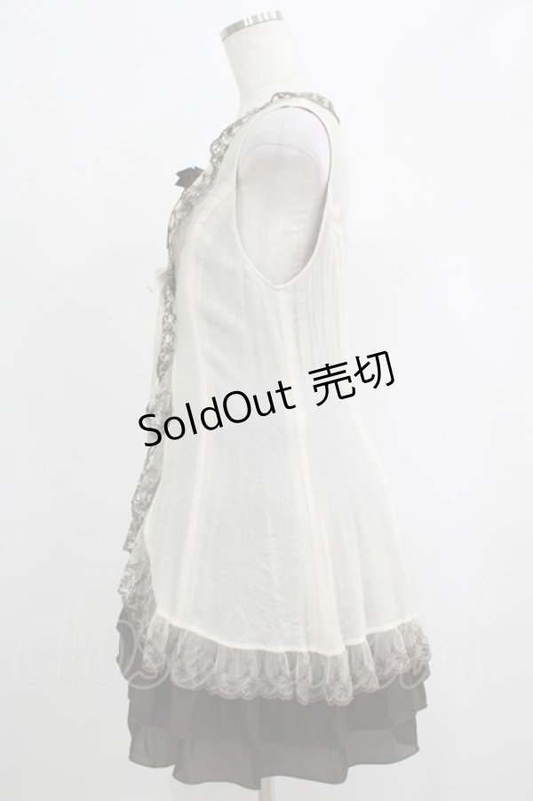 画像2: axes femme / ヨーク切替ワンピース M アイボリー H-25-04-20-015-AX-OP-NS-ZH (2)
