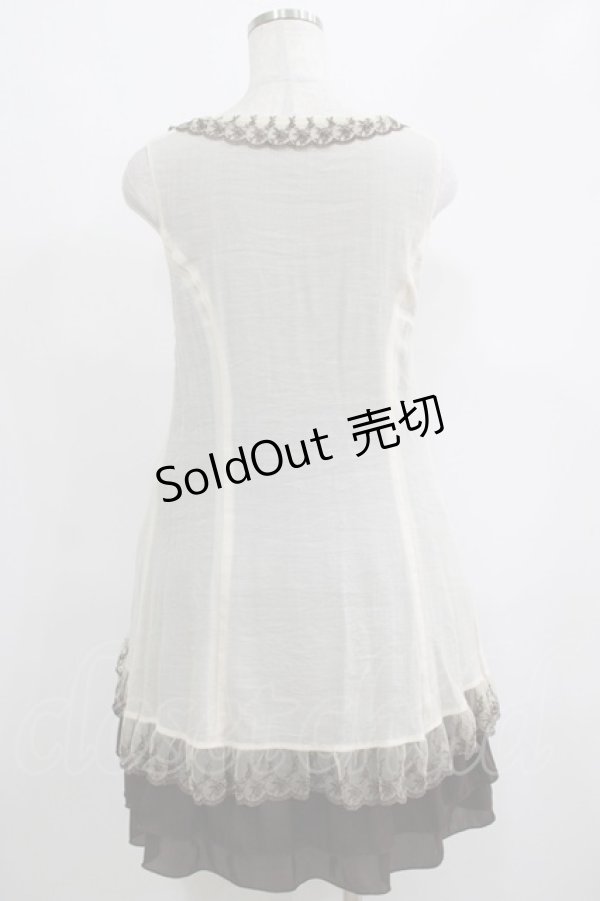 画像3: axes femme / ヨーク切替ワンピース M アイボリー H-25-04-20-015-AX-OP-NS-ZH (3)