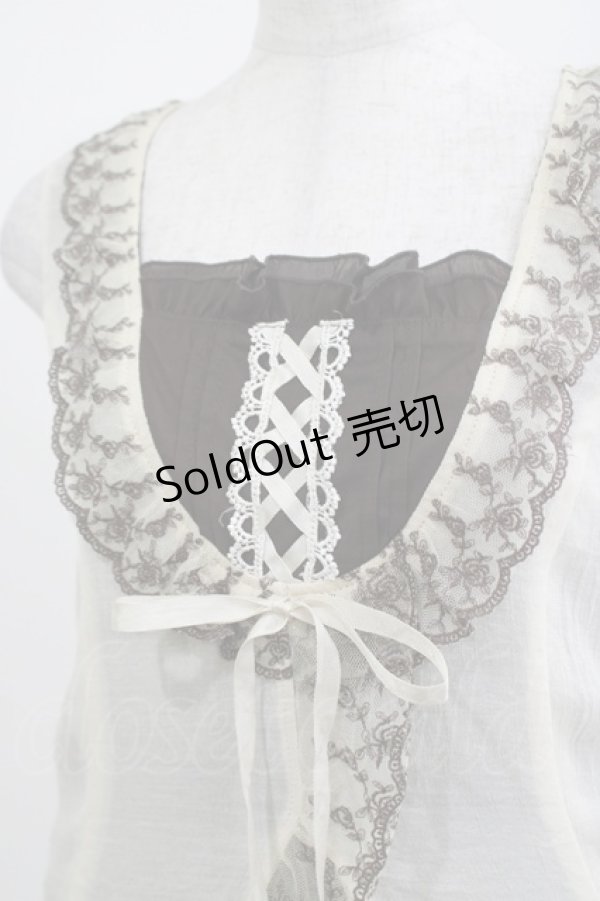 画像4: axes femme / ヨーク切替ワンピース M アイボリー H-25-04-20-015-AX-OP-NS-ZH (4)