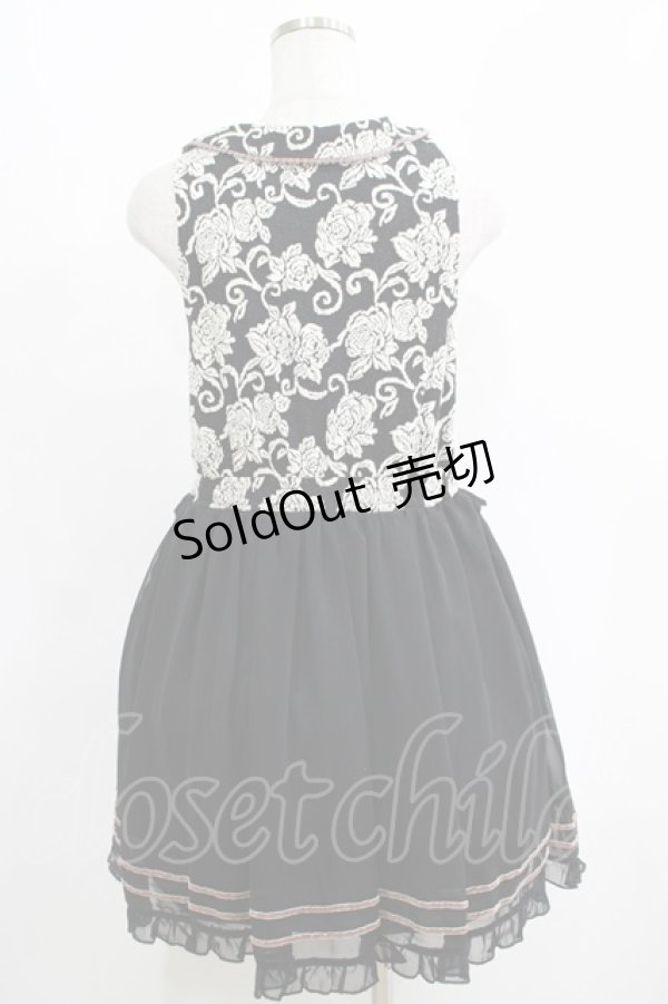 画像3: axes femme / ジャガードチュニック M ブラック H-25-04-20-022-AX-TO-NS-ZH (3)