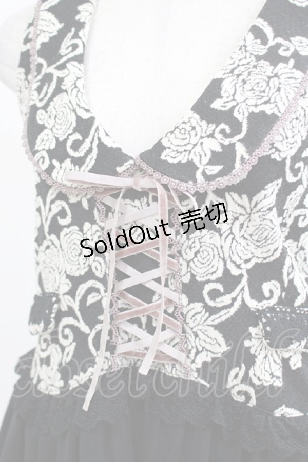 画像4: axes femme / ジャガードチュニック M ブラック H-25-04-20-022-AX-TO-NS-ZH (4)