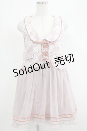 画像: axes femme / ジャガードチュニック M ピンク H-25-04-20-024-AX-TO-NS-ZH