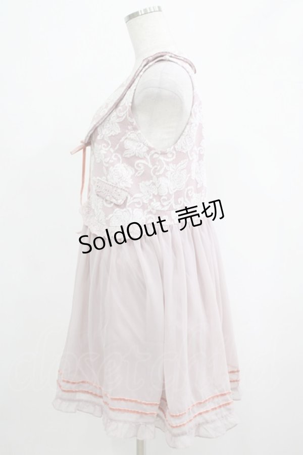 画像2: axes femme / ジャガードチュニック M ピンク H-25-04-20-024-AX-TO-NS-ZH (2)
