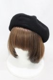 画像1: m petit by misako / AMクロミリボンベレー  ブラック H-25-04-21-001-LO-AC-NS-ZH (1)