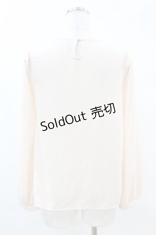 画像2: Rojita / チュール切替ブラウス Free ピンク H-25-04-21-047-LO-BL-NS-ZH (2)