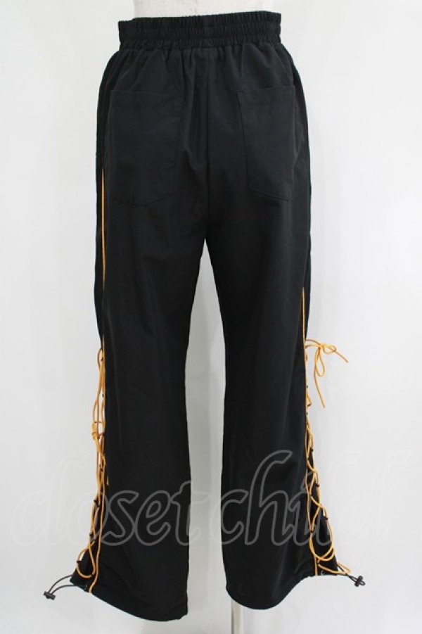 画像3: NieR Clothing / サイド編み上げパンツ  黒 H-25-04-21-1028-PU-PA-KB-ZH (3)