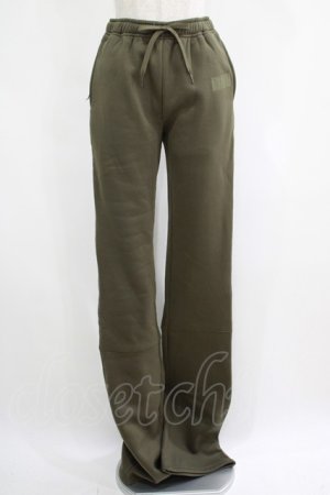 画像: NieR Clothing / 内側防寒仕様SUPER LONG×LOOSE SWEAT PANTS  カーキ H-25-04-21-1029-PU-PA-KB-ZT093