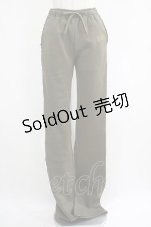 画像: 【SALE】NieR CLOTHING / 内側防寒仕様SUPER LONG×LOOSE SWEAT PANTS  カーキ H-25-04-21-1029-PU-PA-KB-ZT093