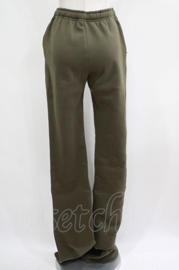 画像2: NieR Clothing / 内側防寒仕様SUPER LONG×LOOSE SWEAT PANTS  カーキ H-25-04-21-1029-PU-PA-KB-ZT093 (2)