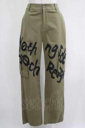画像: NieR Clothing / 4POCKET CLASH PAINT DENIM PANTS  カーキ H-25-04-21-1030-PU-PA-KB-ZH
