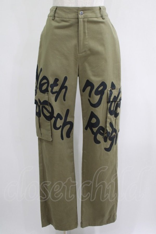 画像1: NieR Clothing / 4POCKET CLASH PAINT DENIM PANTS  カーキ H-25-04-21-1030-PU-PA-KB-ZH (1)