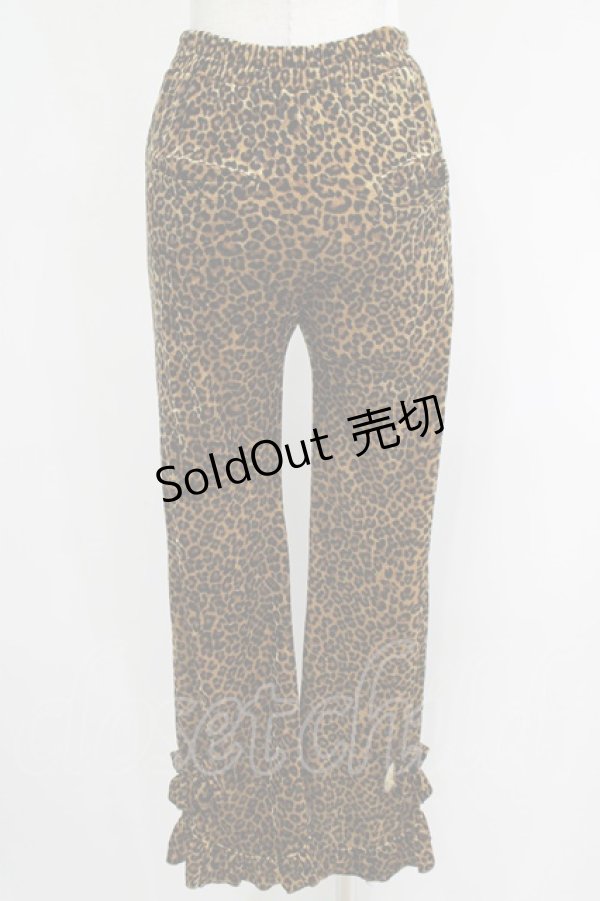 画像3: Candy Stripper / FRILL HEM PANTS  レオパード H-25-04-21-1033-PU-PA-KB-ZT107 (3)