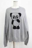 画像1: Candy Stripper / BELOVED PEPE KNIT 2 グレー H-25-04-21-1034-PU-TO-KB-ZT093 (1)