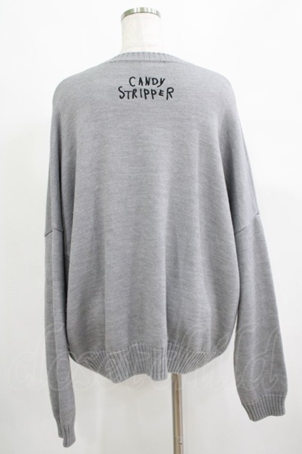 画像3: Candy Stripper / BELOVED PEPE KNIT 2 グレー H-25-04-21-1034-PU-TO-KB-ZT093 (3)