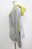 画像2: Candy Stripper / CANDYS CHUM BICOLOR HOODIE  グレー H-25-04-21-1035-PU-TO-KB-ZH (2)