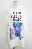 画像1: MILKBOY / NEVER FEED BEAR HOODY L ホワイト H-25-04-21-1037-MB-TO-KB-ZH (1)