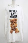 画像1: MILKBOY / NEVER SAY NEVER HOODIE  白 H-25-04-21-1038-MB-TO-KB-ZH (1)