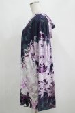 画像2: NieR Clothing / プリントプルパーカー  総柄プリント紫 H-25-04-21-1042-PU-TO-KB-ZH (2)