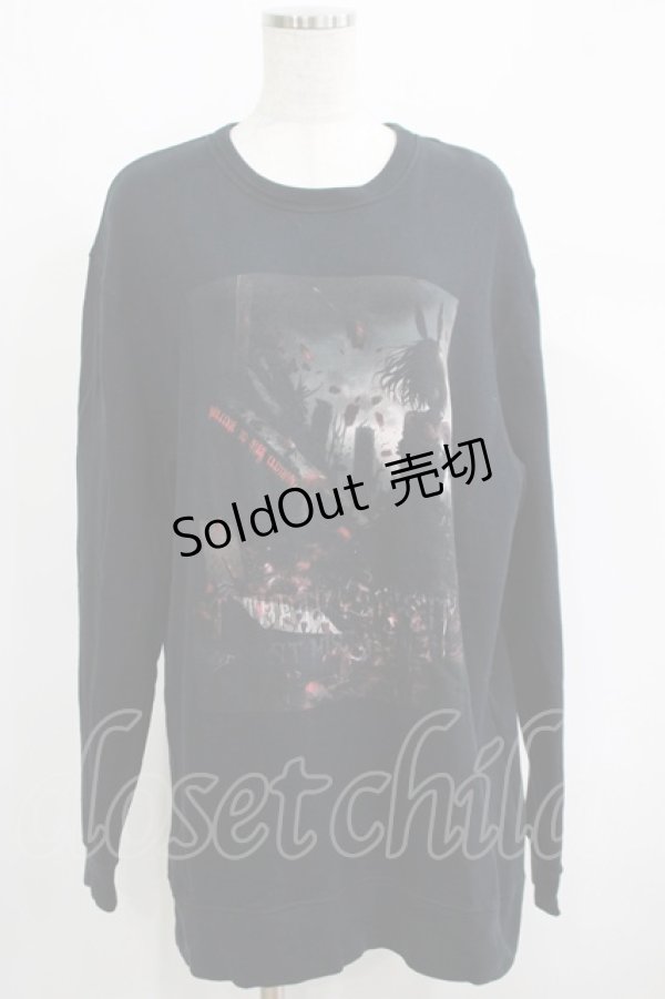 画像1: NieR Clothing / プリントSWEAT   黒 H-25-04-21-1043-PU-TO-KB-ZH (1)