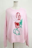画像1: Candy Stripper / COOL BUNNY KNIT  ピンク H-25-04-21-1056-PU-TO-KB-ZT093 (1)