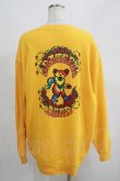 画像3: Candy Stripper / TIE DYE DEAD BEAR SWEAT 2 GOLD YELLOW H-25-04-21-1057-PU-TO-KB-ZH (3)
