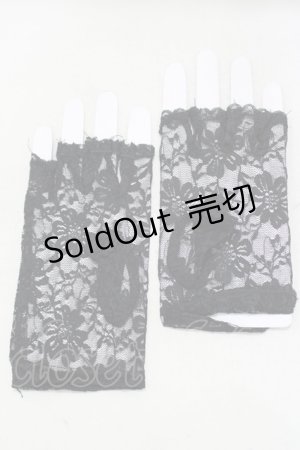 画像: DANGERFIELD / レース手袋  黒 H-25-04-21-1066-PU-ZA-KB-ZH