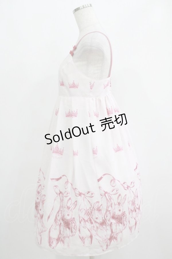 画像2: Emily Temple cute / Crown BUNNYキャミワンピース  ピンク H-25-04-21-1012-ET-OP-KB-ZH (2)