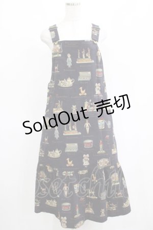 画像: Jane Marple / Toy museumサロペットスカート  ネイビー H-25-04-21-1015-JM-OP-KB-ZH