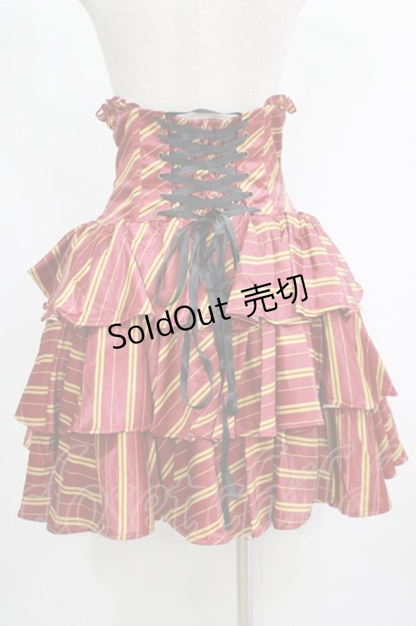 画像3: ATELIER PIERROT / ハリー・ポッター フリルコルセットスカート  グリフィンドール（レッド） H-25-04-21-1019-EL-SK-KB-ZH (3)