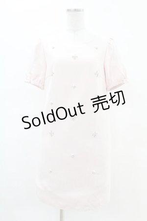 画像: LODISPOTTO / ビジューワンピース M ピンク H-25-04-21-014-LO-OP-NS-ZH