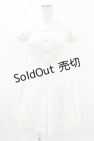 画像: LIZ LISA / トゥーシューズ刺繍ワンピース Free オフ H-25-04-21-016-LO-OP-NS-ZH