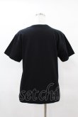 画像2: KRY CLOTHING / 英字プリントTシャツ  黒×ホログラム H-25-04-22-047-EL-TS-KB-ZH (2)