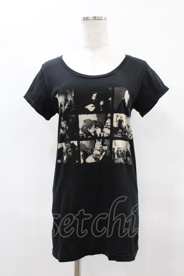 画像1: HYSTERIC GLAMOUR / Andy WarholフォトプリントTシャツ  黒 H-25-04-22-049-PU-TO-KB-ZH (1)
