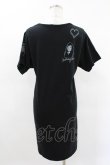 画像2: HYSTERIC GLAMOUR / COURTNEY LOVE カットソーワンピース  黒 H-25-04-22-004-PU-OP-KB-ZH (2)